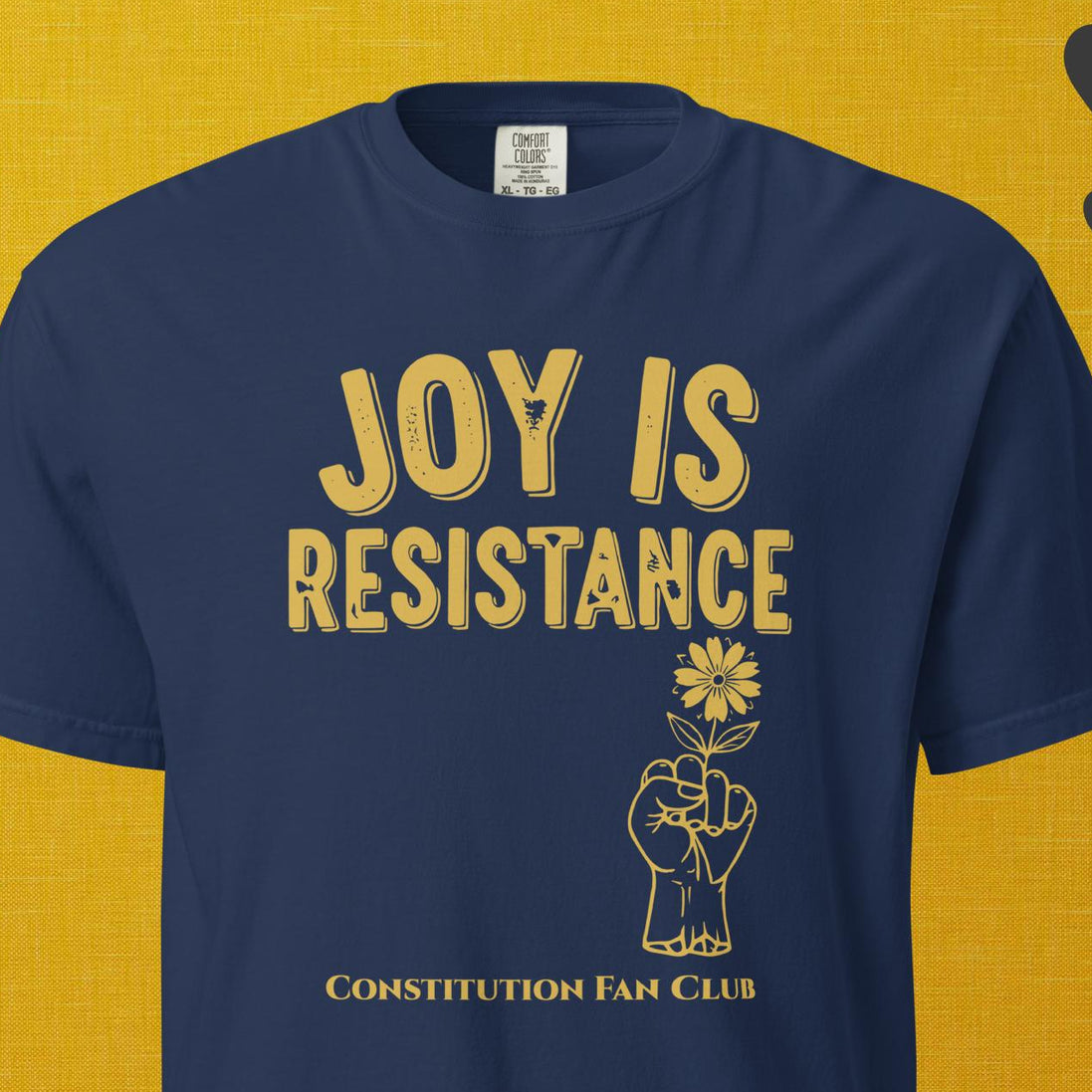 JOY IS RESISTANCE — Flower Fist Shirt Edition — Vintage Tee
