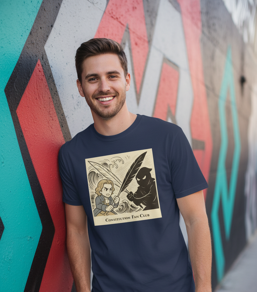 Battle of Ink & Shadow (Sepia) — Vintage Tee