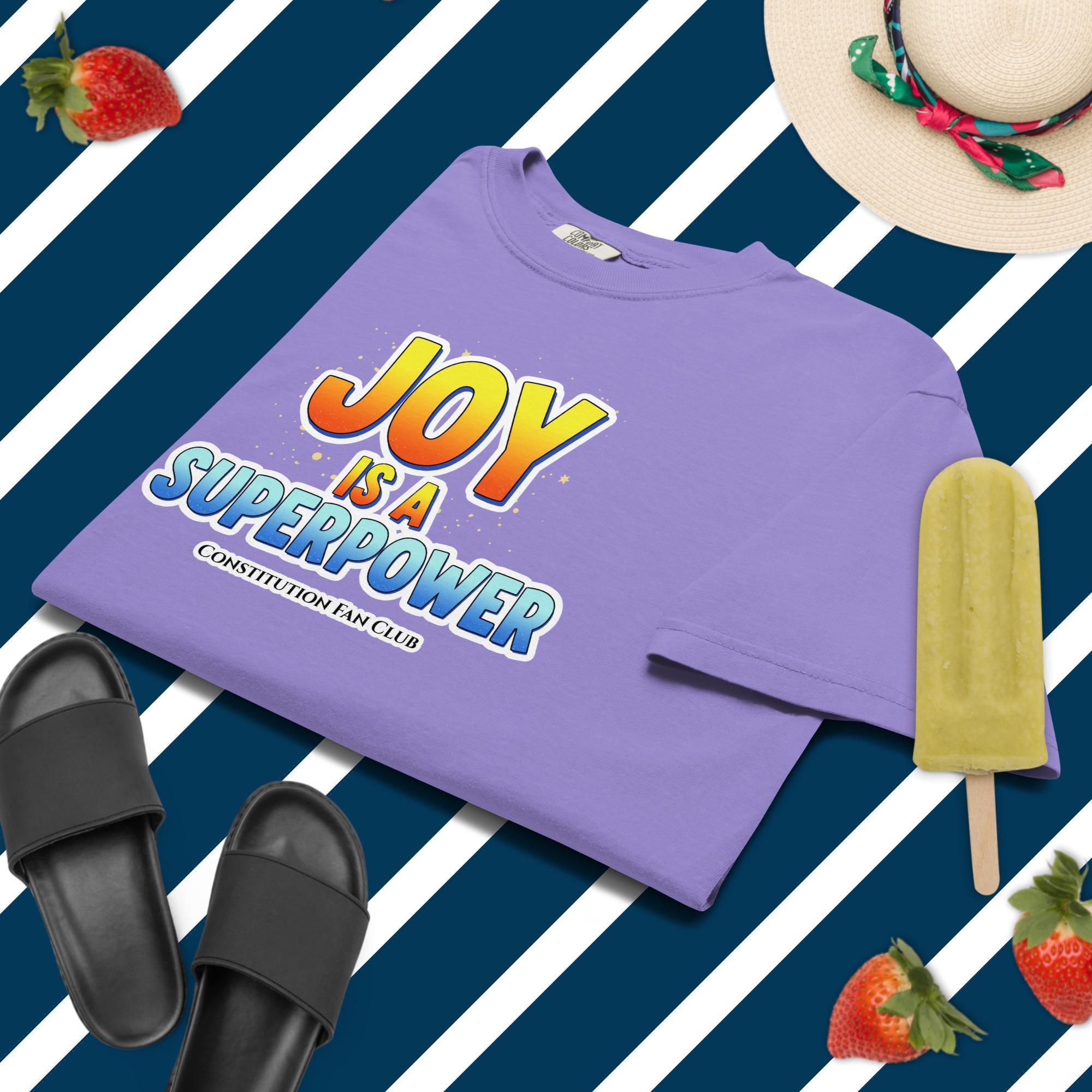 Joy Is a Superpower Tee