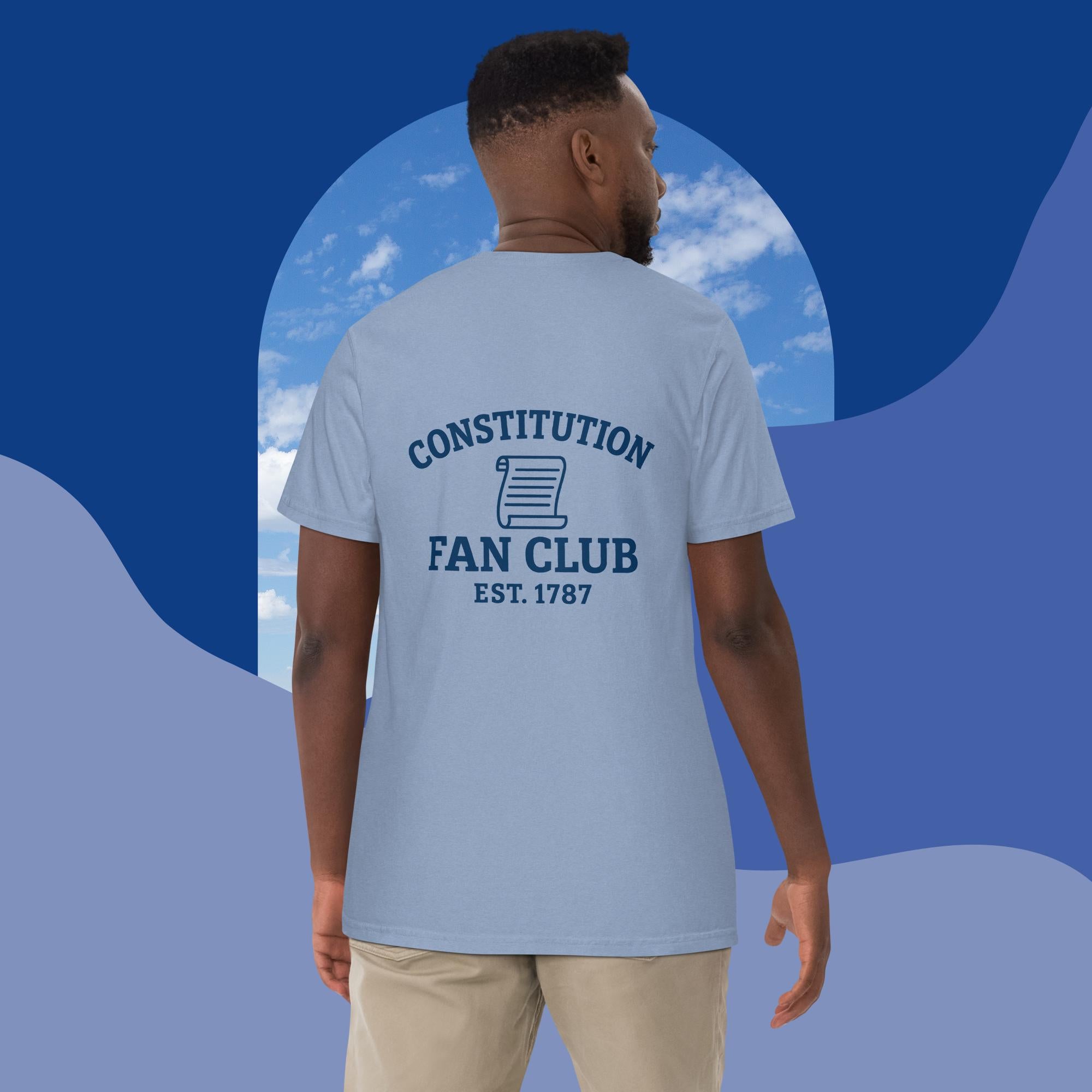 Constitution Fan Club — Navy Arch Tee
