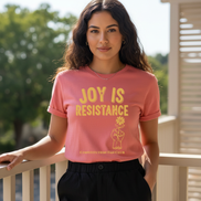 JOY IS RESISTANCE — Flower Fist Shirt Edition — Vintage Tee