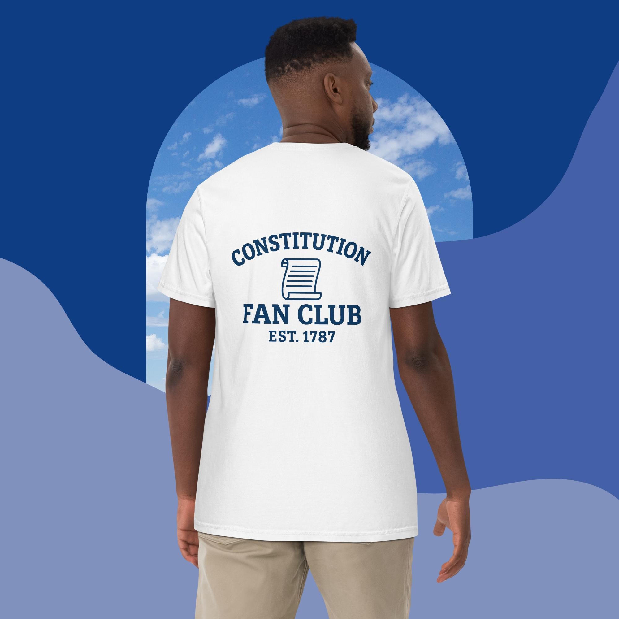 Constitution Fan Club — Navy Arch Tee