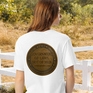 Government of Laws Bronze Seal — Vintage Tee