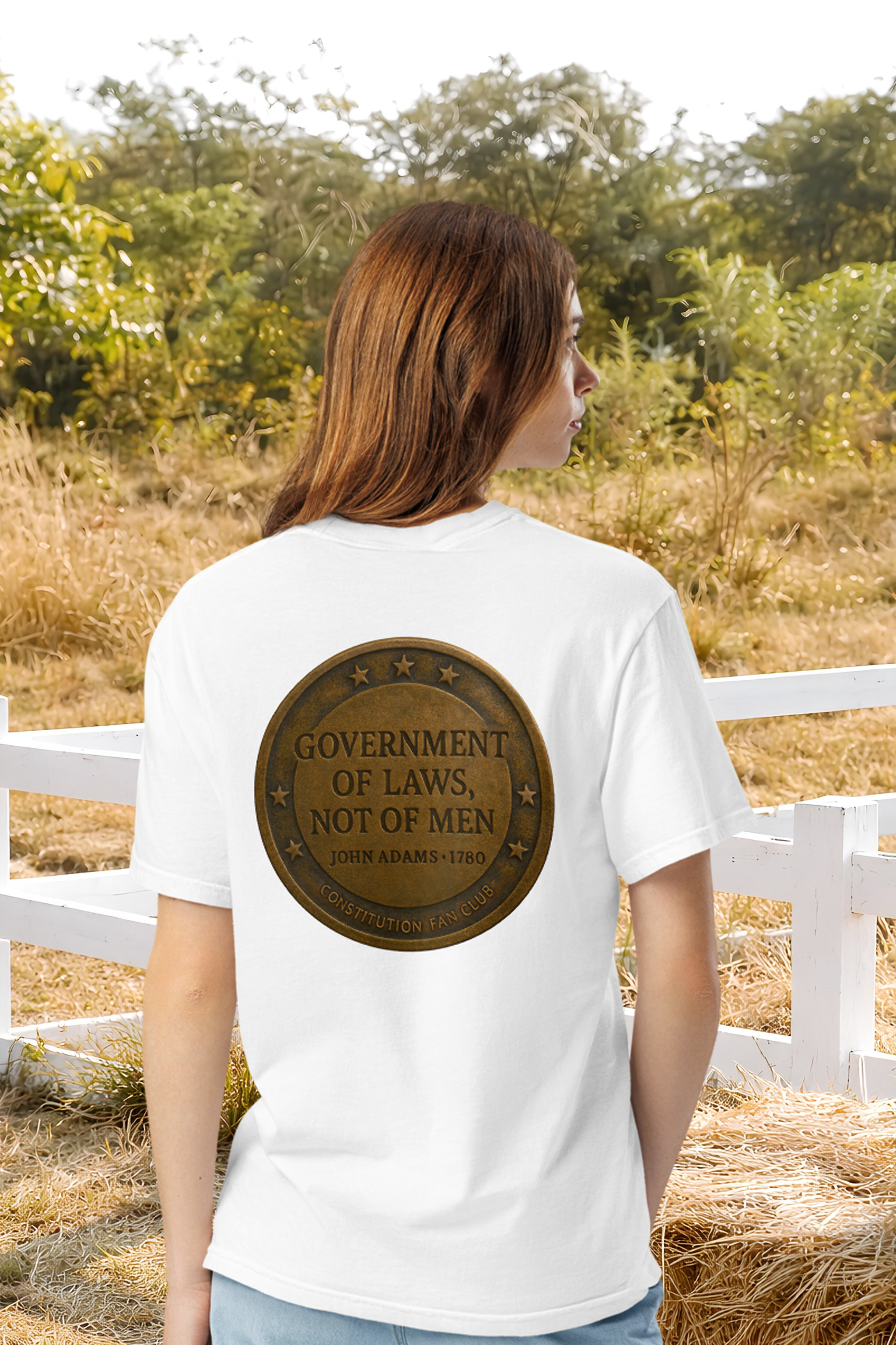 Government of Laws Bronze Seal — Vintage Tee