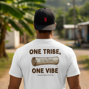 One Tribe, One Vibe Scroll — Vintage Tee