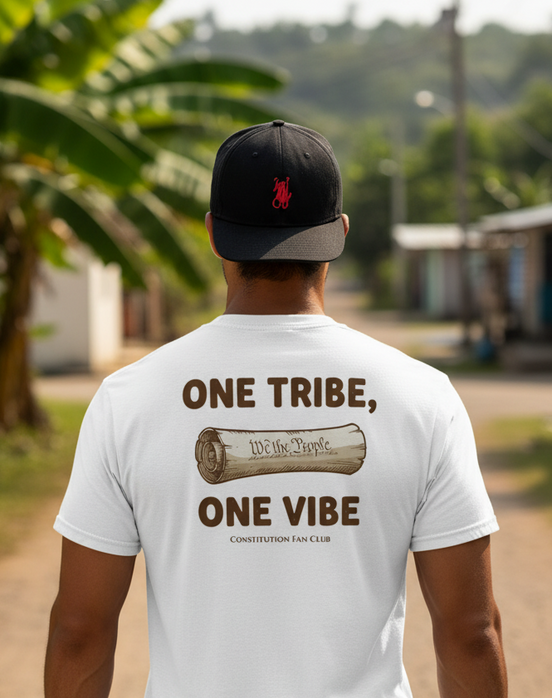 One Tribe, One Vibe Scroll — Vintage Tee