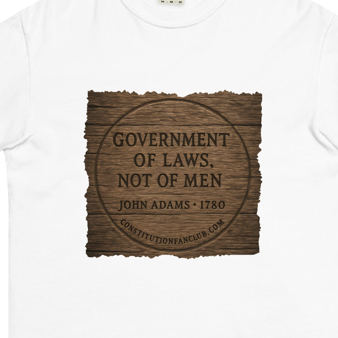 Government of Laws — Wood Edition Tee