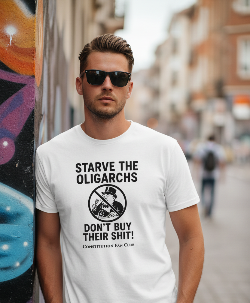 Starve the Oligarchs! — Vintage Tee