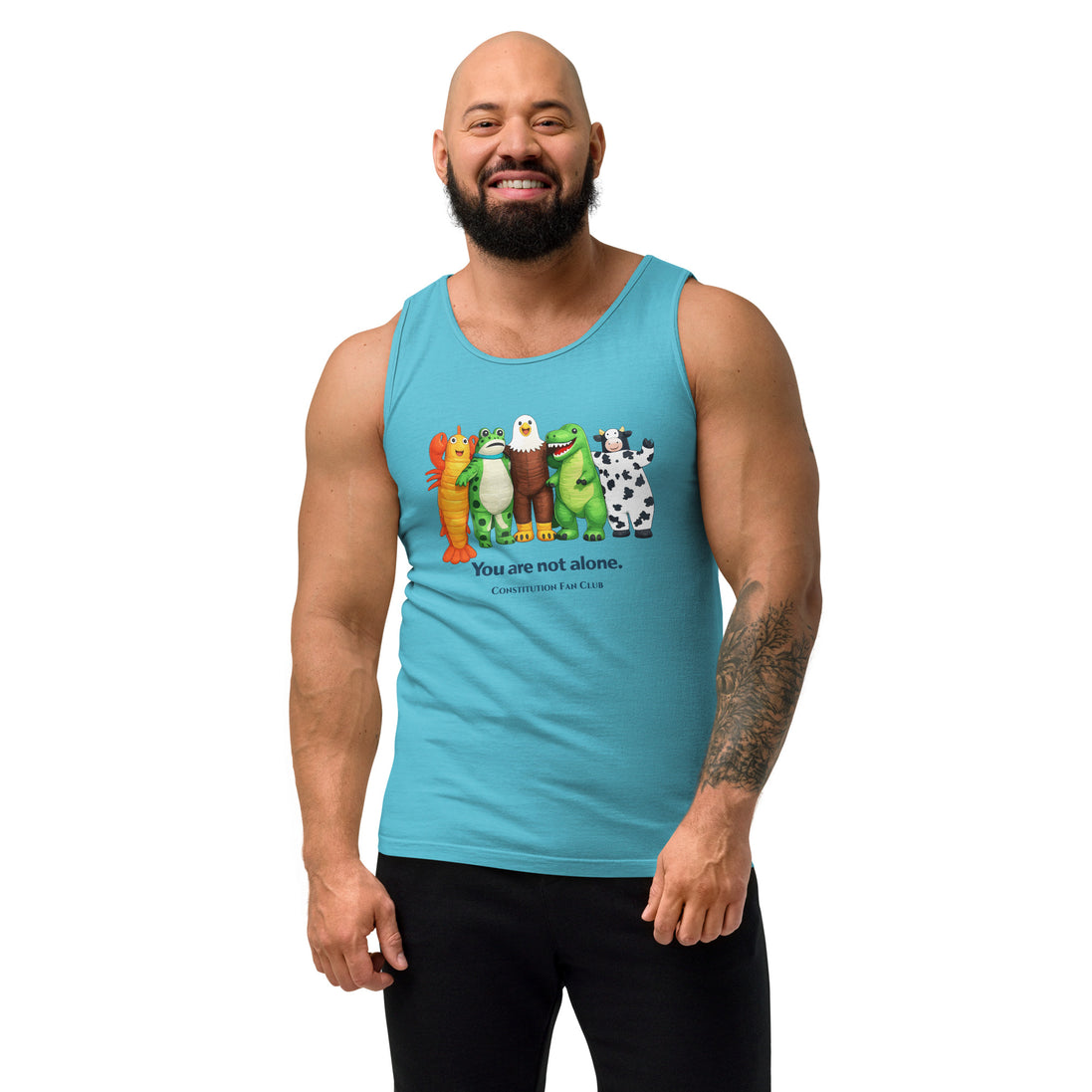 You Are Not Alone Tank Top – Inflatable Animal Crew | Cute Solidarity Tank