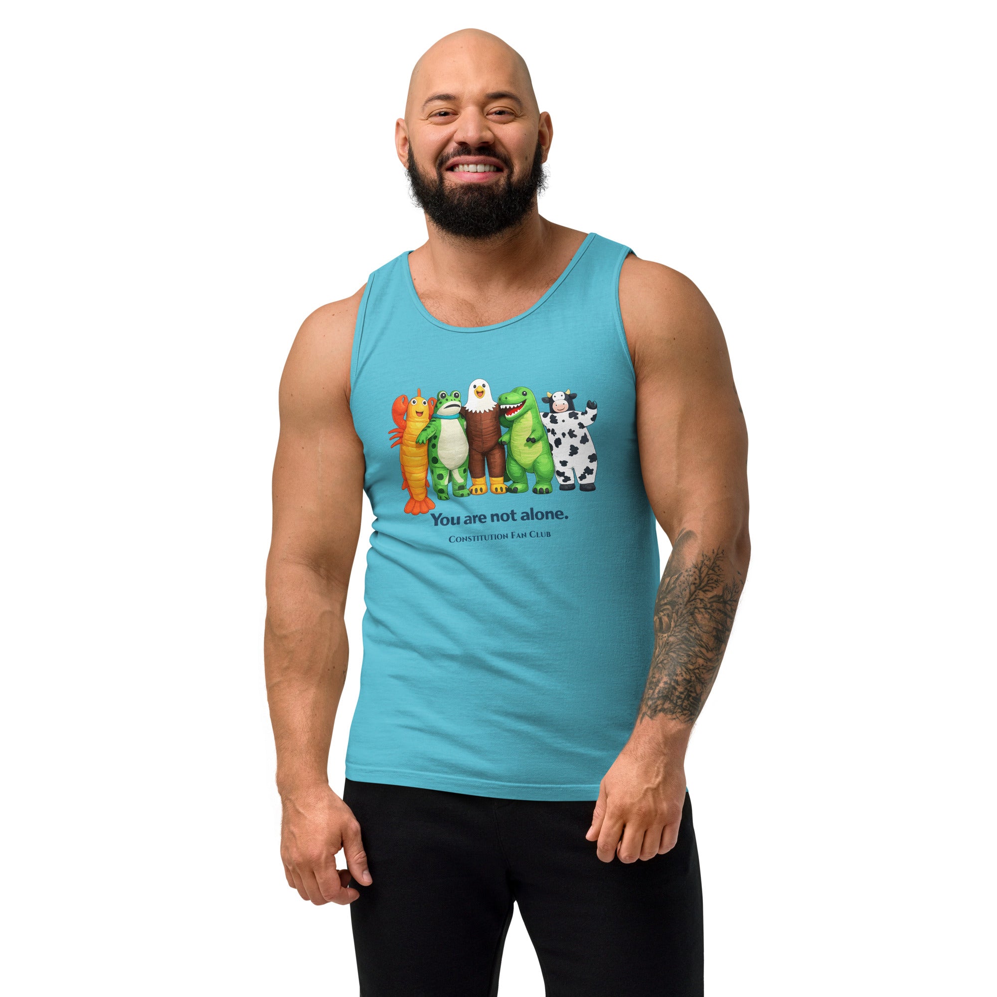 You Are Not Alone Tank Top – Inflatable Animal Crew | Cute Solidarity Tank