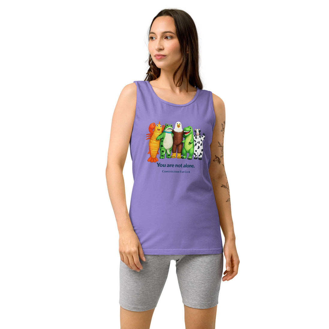 You Are Not Alone Tank Top – Inflatable Animal Crew | Cute Solidarity Tank