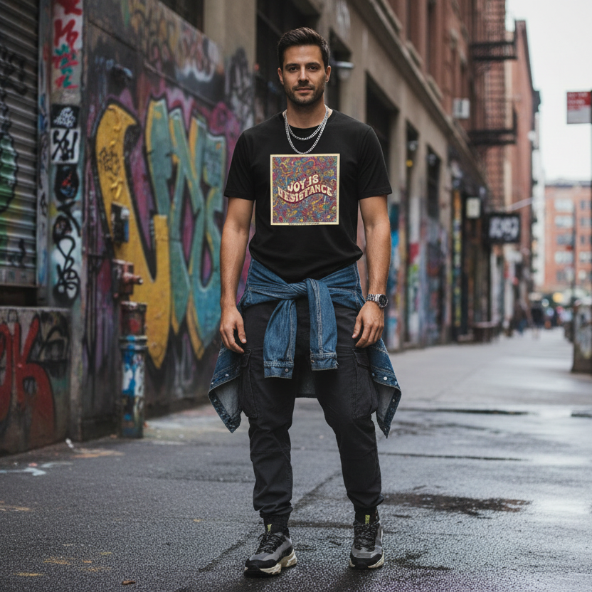 Joy Is Resistance — Doodle Edition — Premium Tee