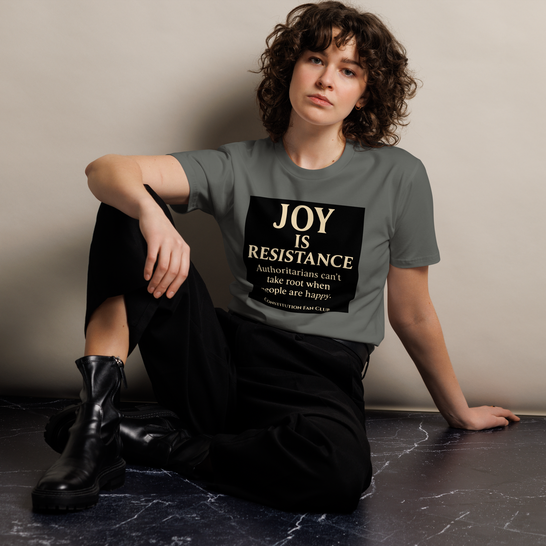 Joy Is Resistance Tee — Premium Tee