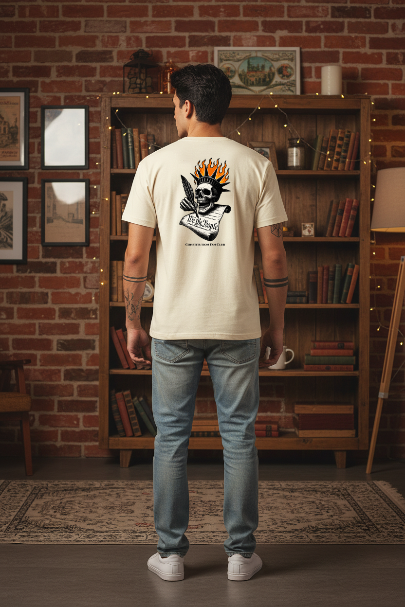 Liberty Burns Tee (Light) — Premium Tee