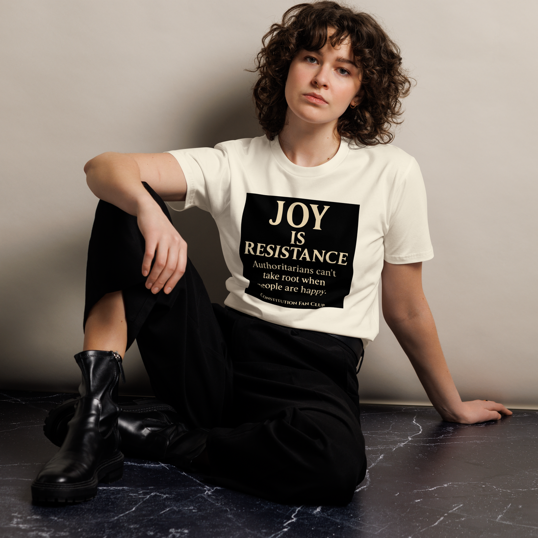 Joy Is Resistance Tee — Premium Tee