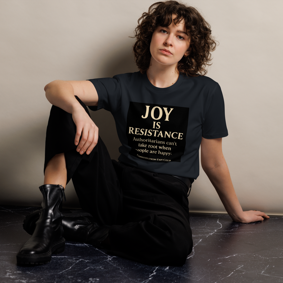 Joy Is Resistance Tee — Premium Tee