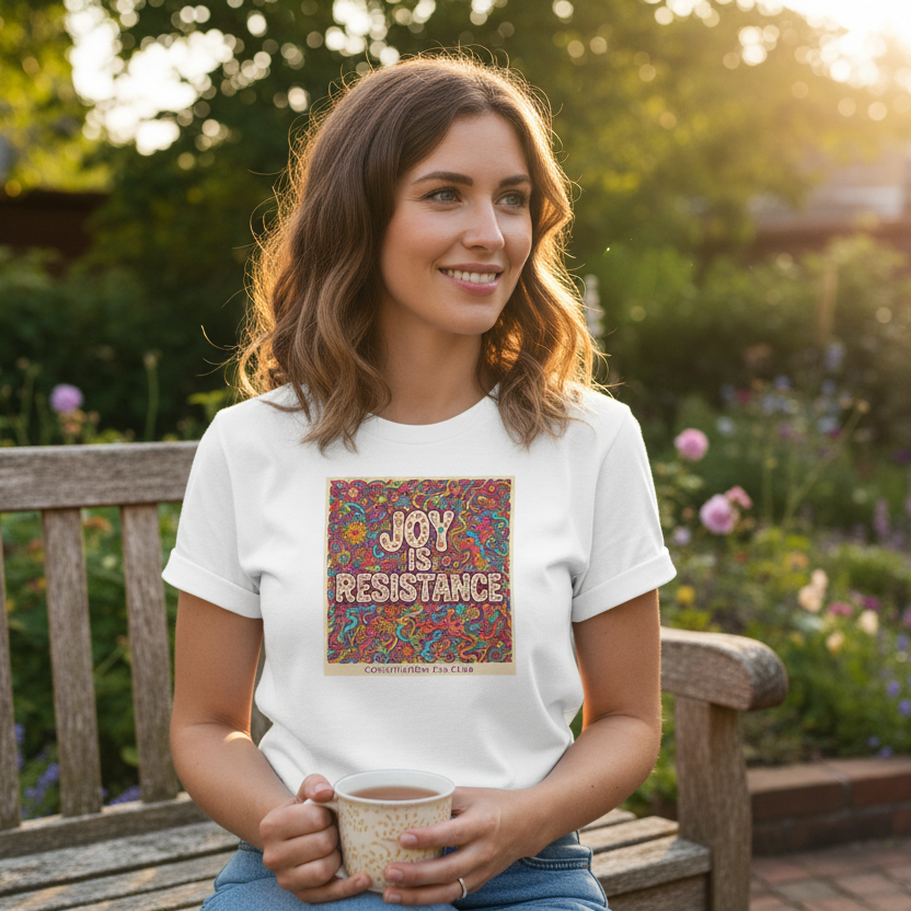Joy Is Resistance — Bloom Riot Edition Tee
