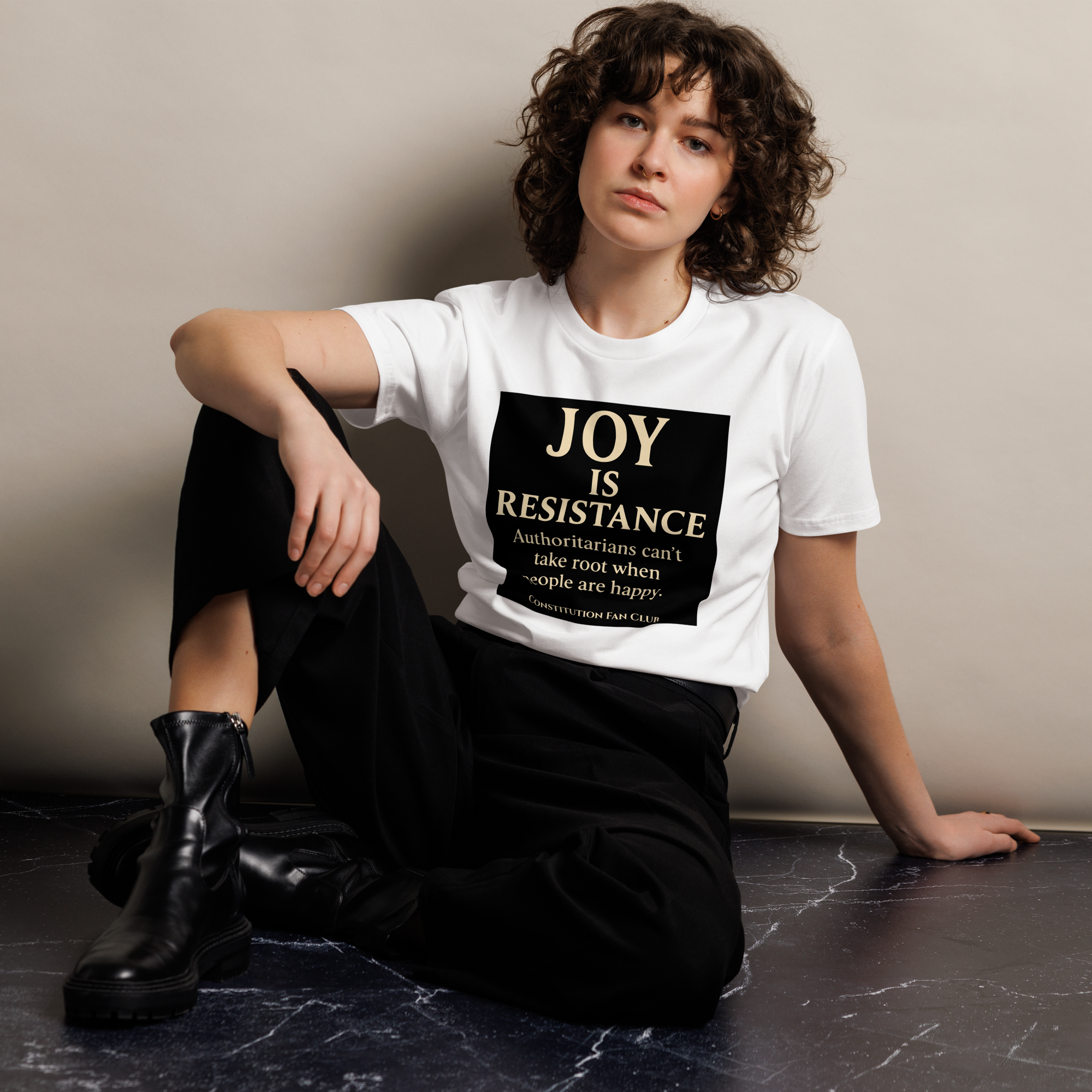 Joy Is Resistance Tee — Premium Tee