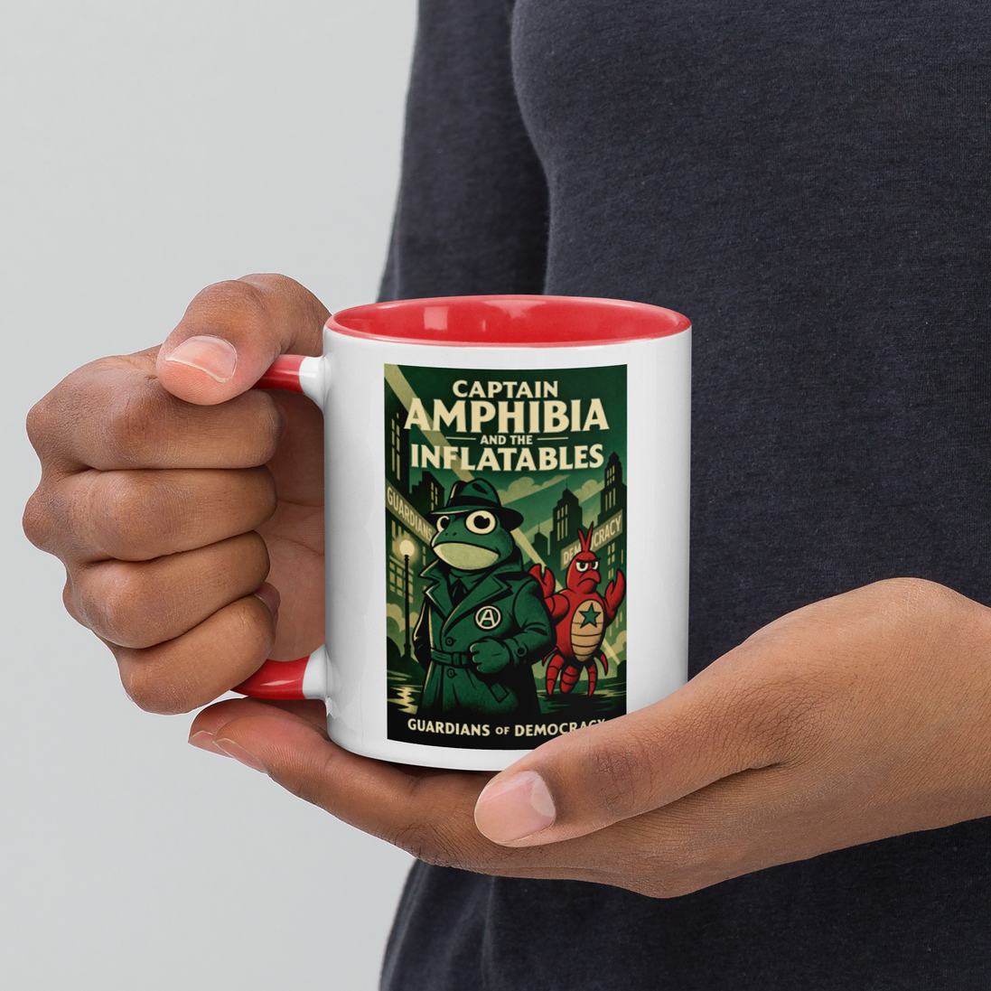 Captain Amphibia — Guardians of Democracy Mug