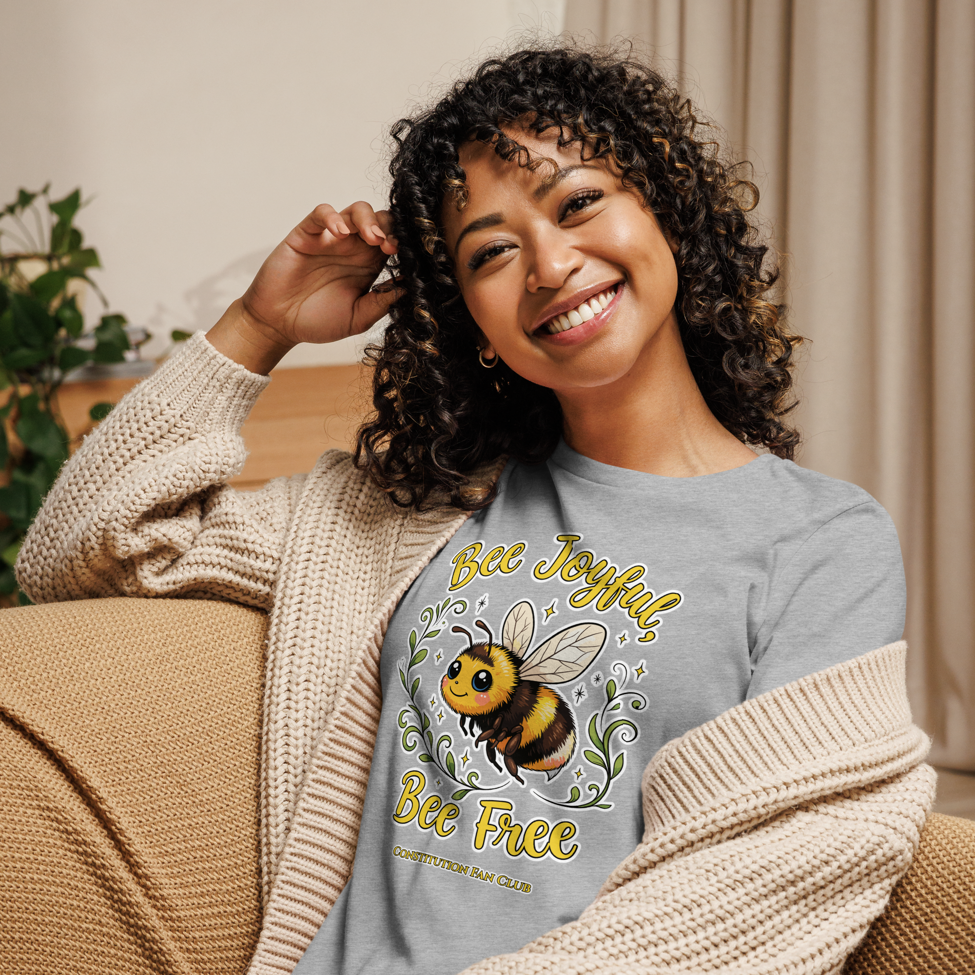 Bee Joyful, Bee Free Tee