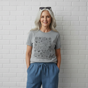 Joy Manifesto Women's Tee – Color-It-Yourself Shirt