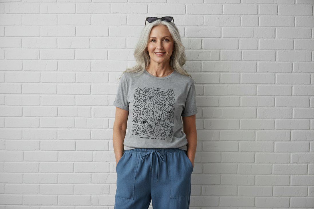 Joy Manifesto Women's Tee – Color-It-Yourself Shirt