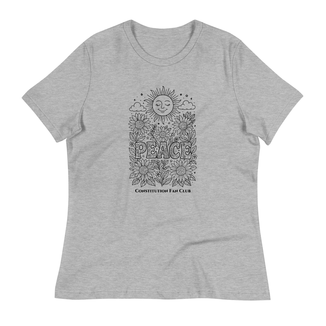 Peace Within Tee – Color-It-Yourself Shirt