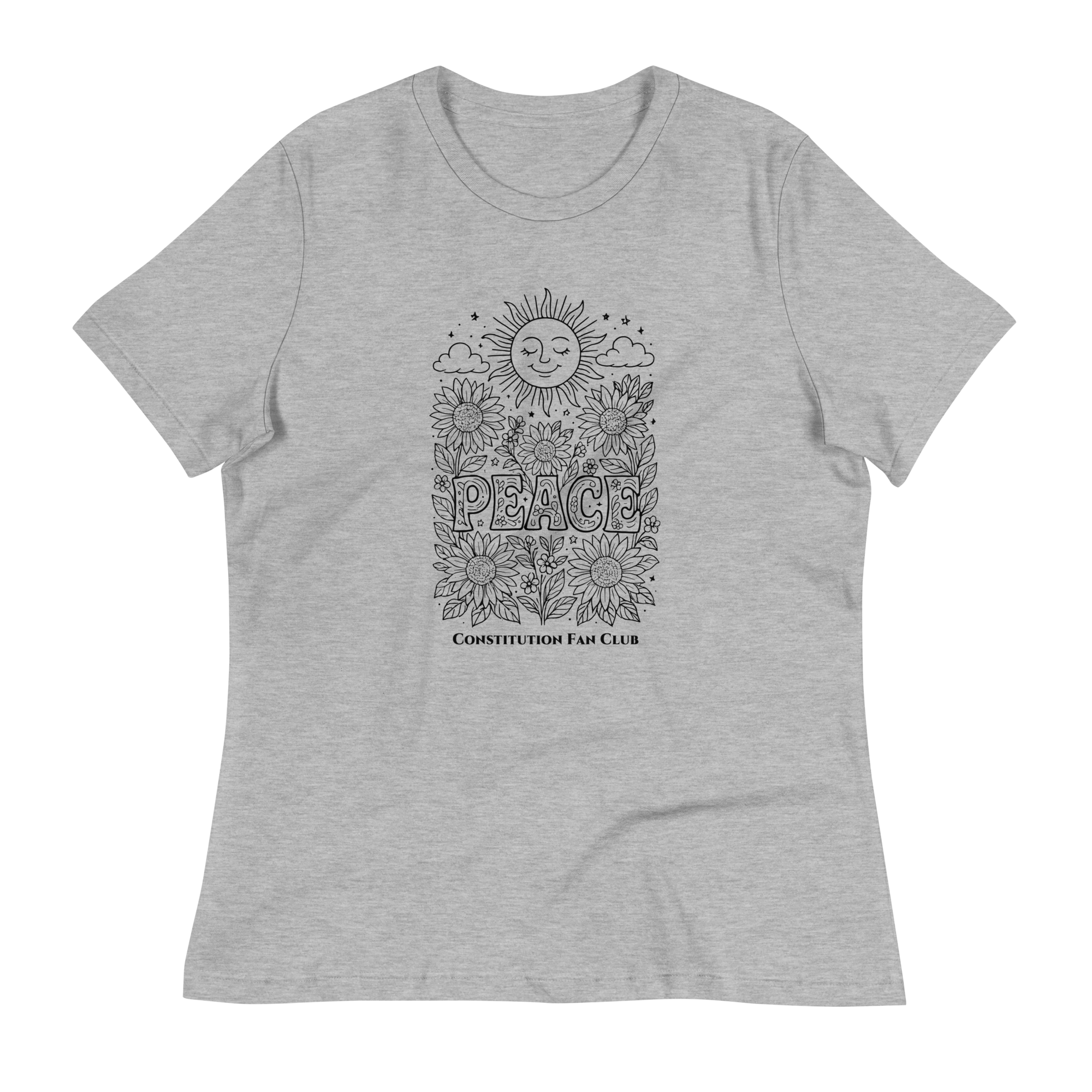 Peace Within Tee – Color-It-Yourself Shirt