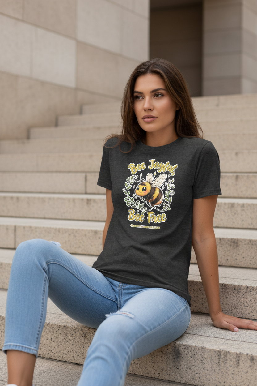 Bee Joyful, Bee Free Tee
