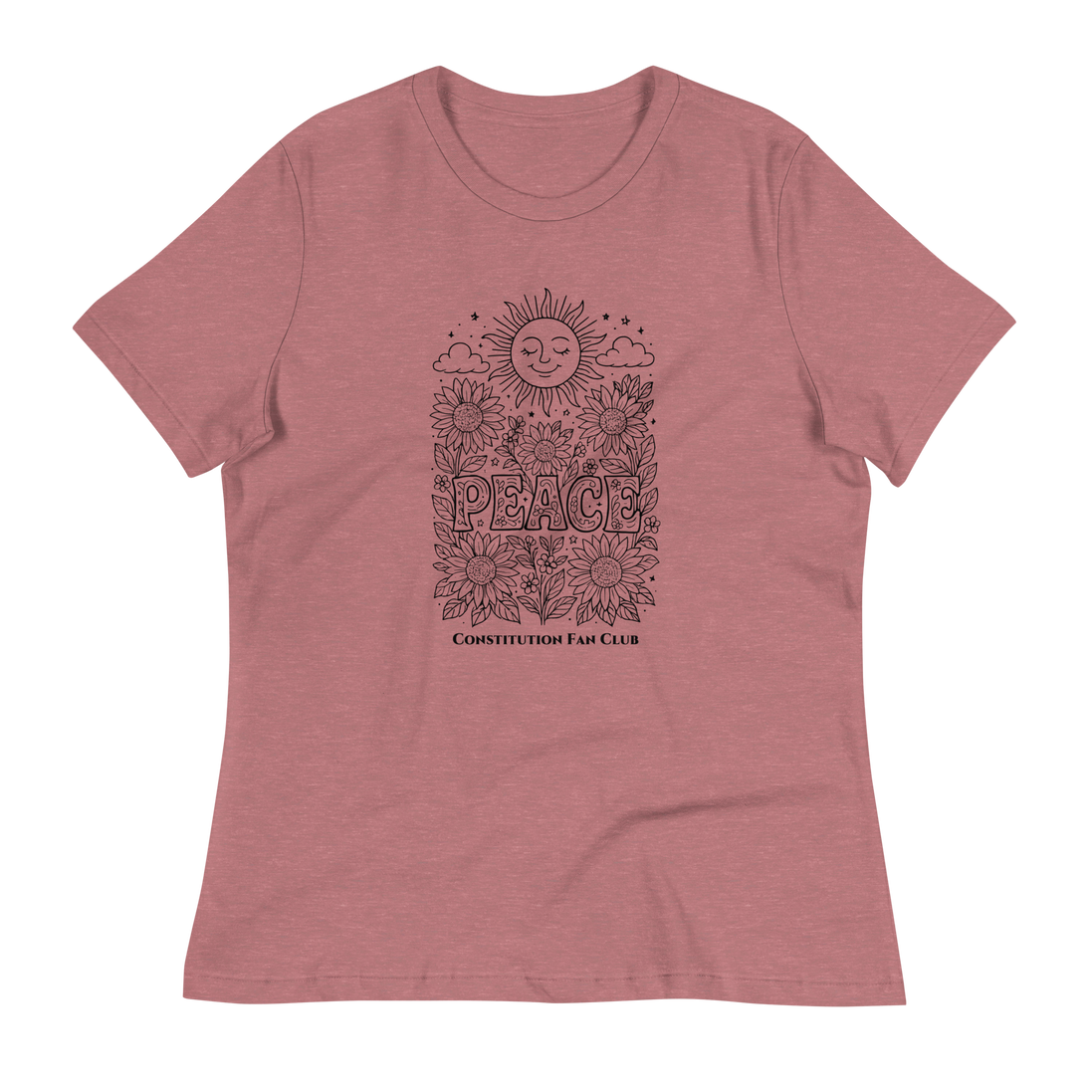 Peace Within Tee – Color-It-Yourself Shirt