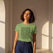 Joy Manifesto Women's Tee – Color-It-Yourself Shirt