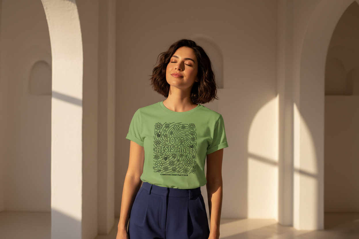 Joy Manifesto Women's Tee – Color-It-Yourself Shirt