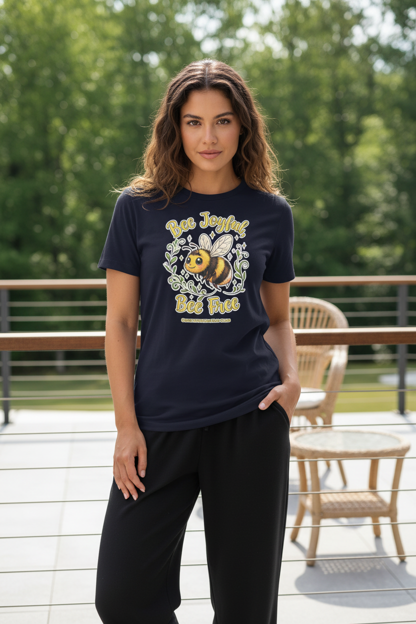 Bee Joyful, Bee Free Tee