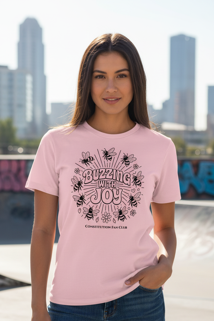 Buzzing with Joy Tee – Color-It-Yourself Shirt