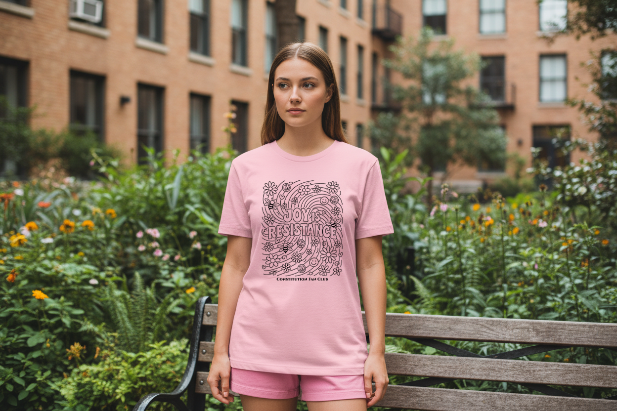 Joy Manifesto Women's Tee – Color-It-Yourself Shirt