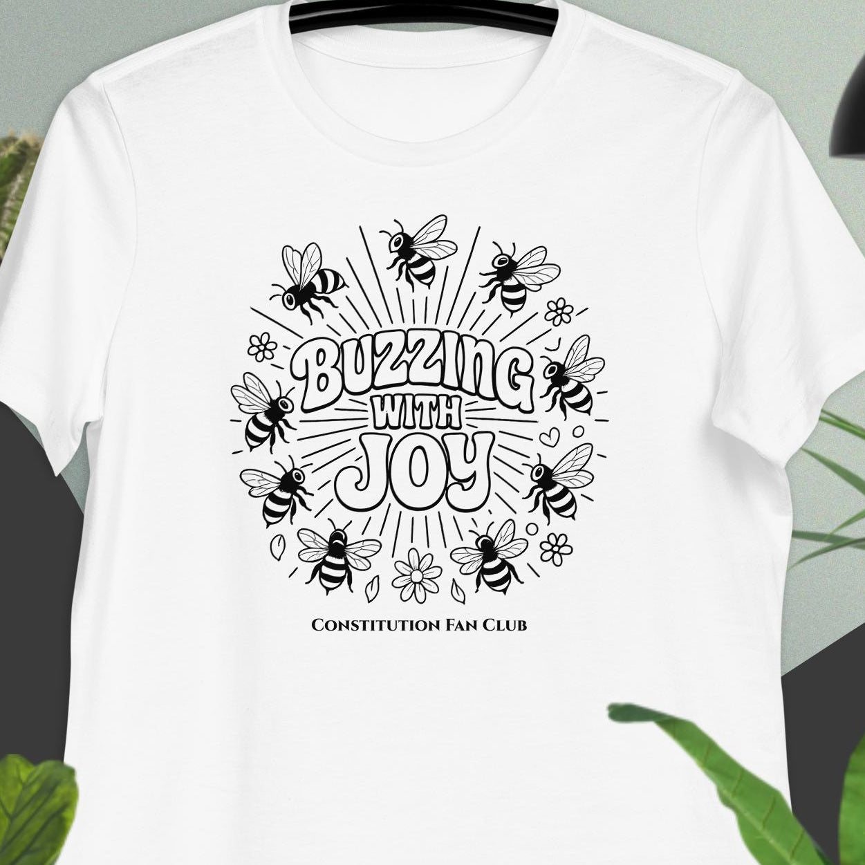 Buzzing with Joy Tee – Color-It-Yourself Shirt