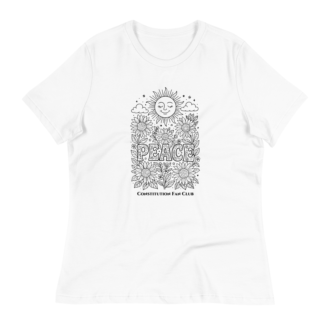 Peace Within Tee – Color-It-Yourself Shirt