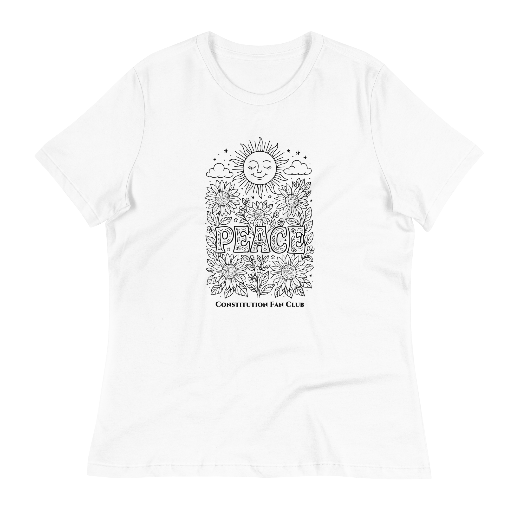 Peace Within Tee – Color-It-Yourself Shirt