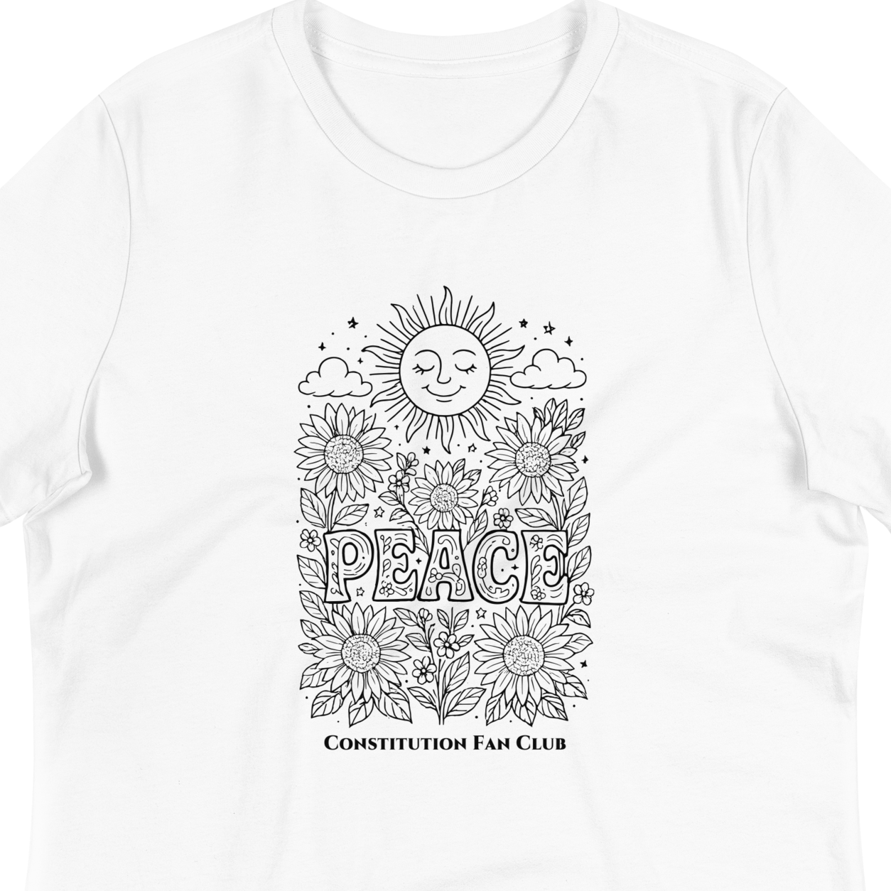 Peace Within Tee – Color-It-Yourself Shirt