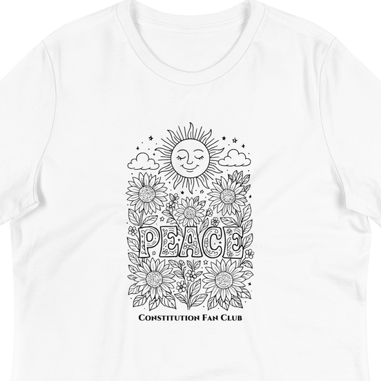 Peace Within Tee – Color-It-Yourself Shirt