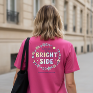 Live on the Bright Side - Flowers Tee