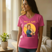 “We Can!” V-neck Tee