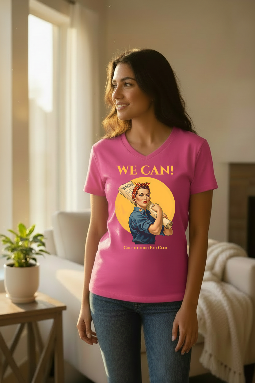“We Can!” V-neck Tee