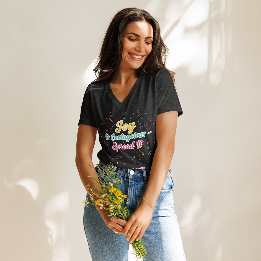 Joy Is Contagious — Spread It Tee
