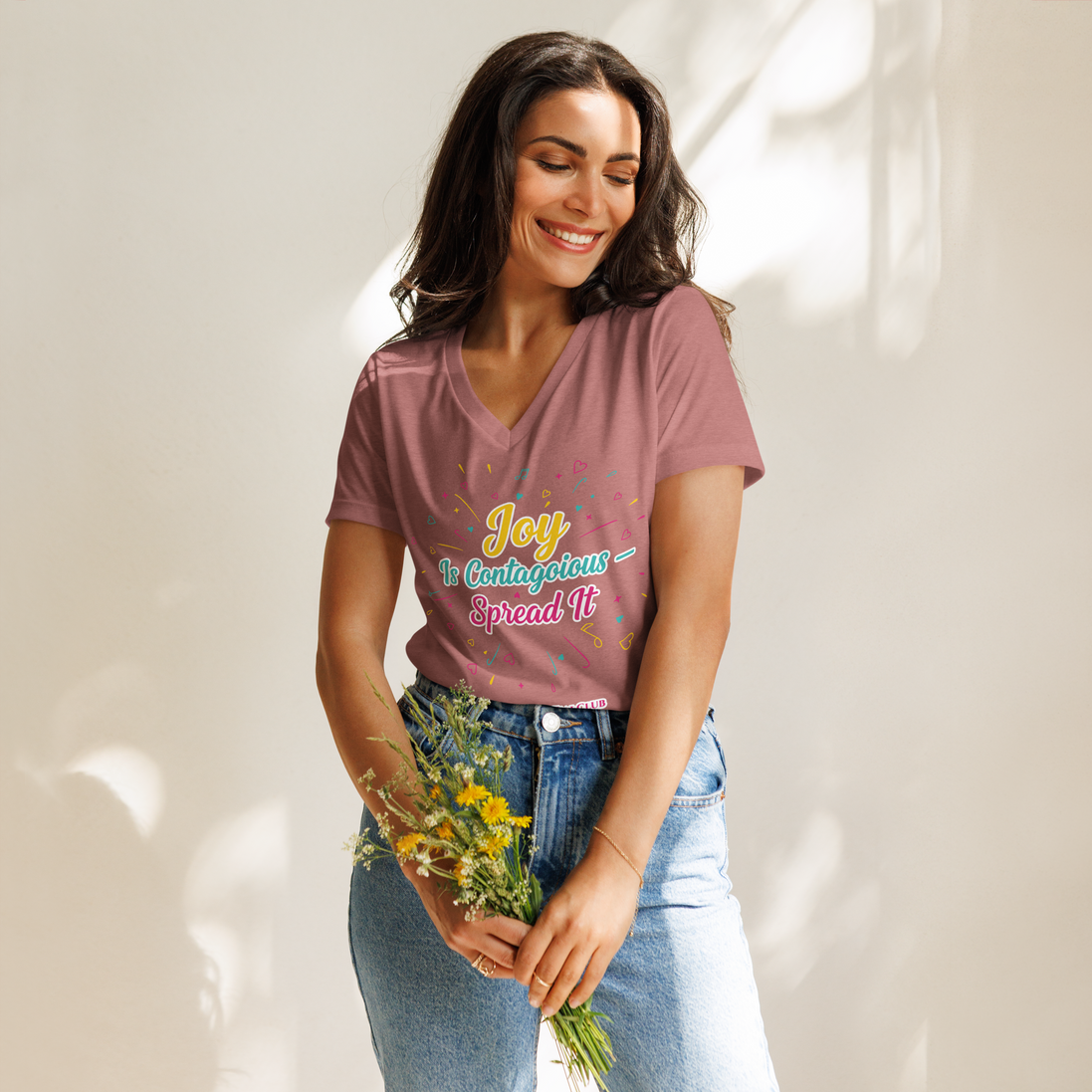 Joy Is Contagious — Spread It Tee
