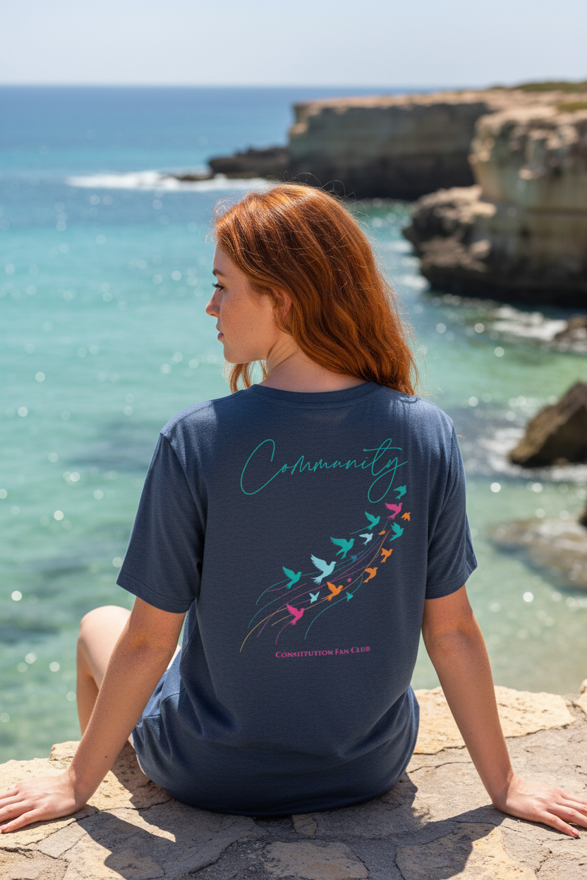 Soaring Together Tee – A Unity & Hope Graphic Shirt | Constitution Fan Club