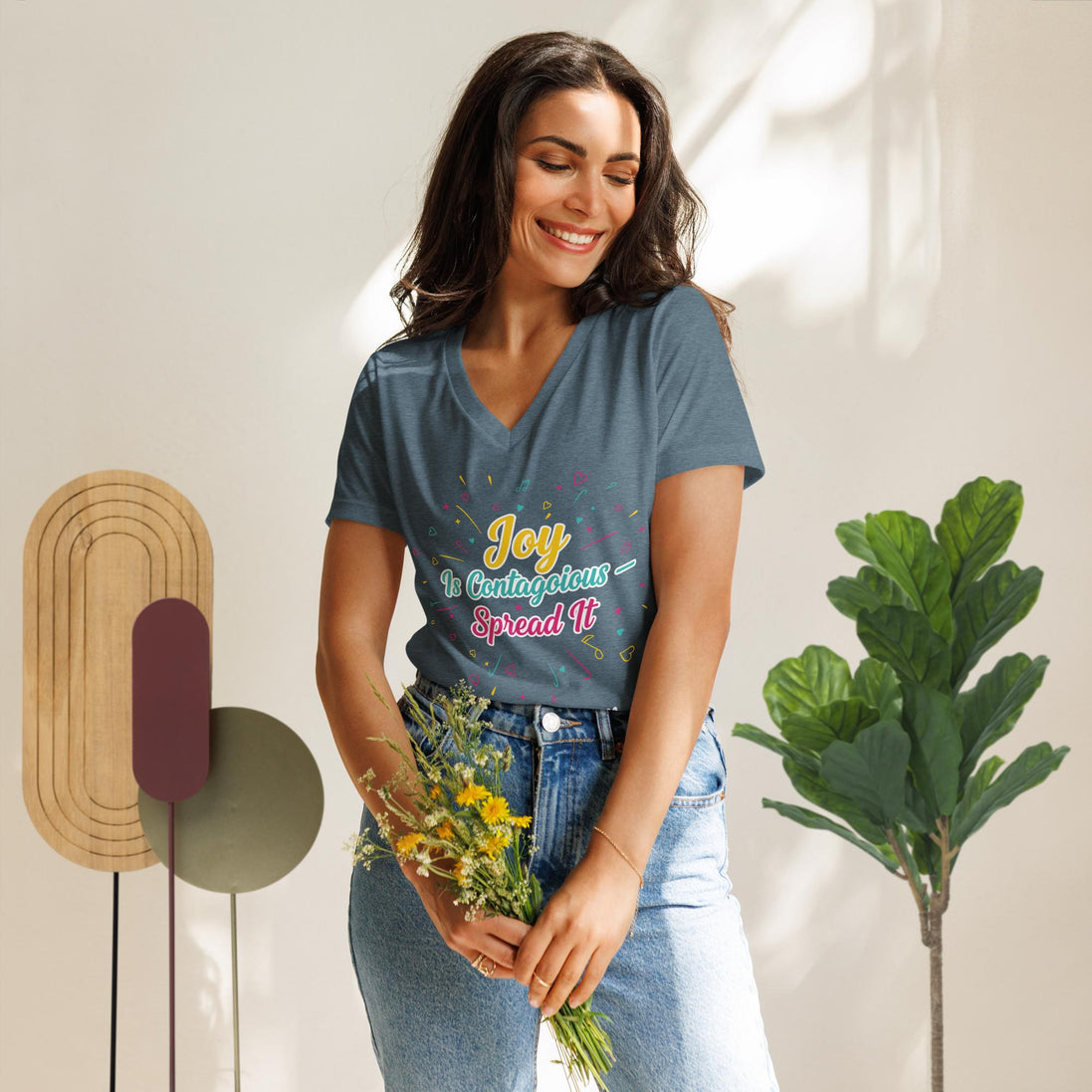 Joy Is Contagious — Spread It Tee