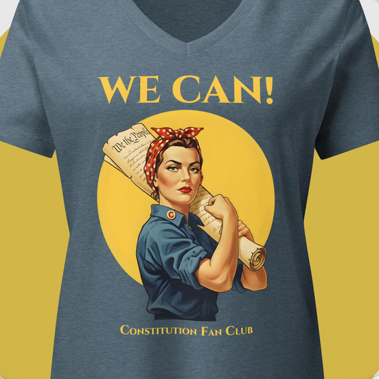 “We Can!” V-neck Tee