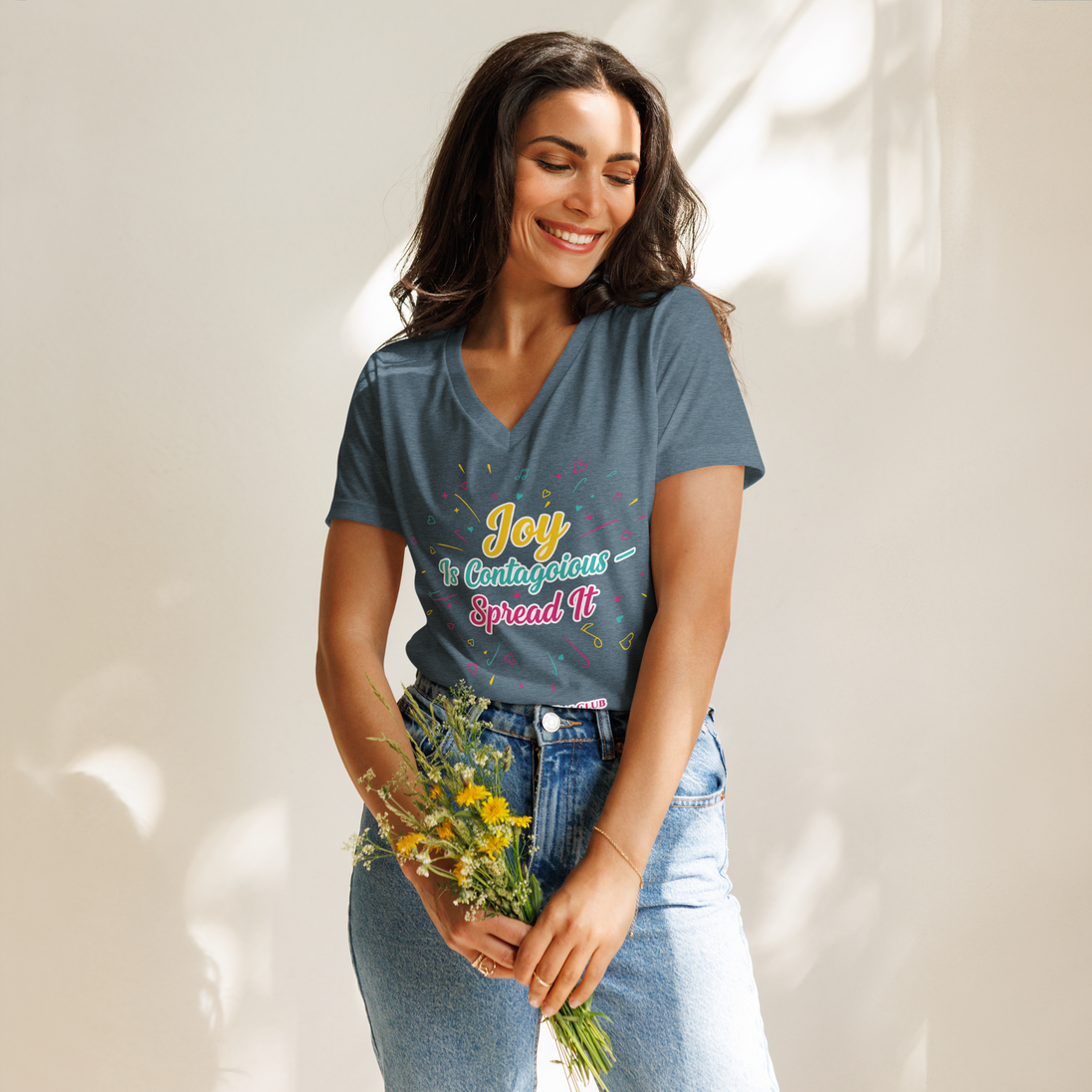 Joy Is Contagious — Spread It Tee