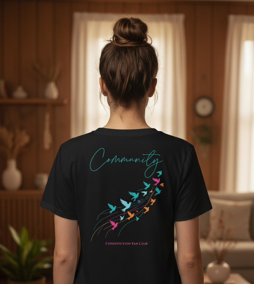 Soaring Together Tee – A Unity & Hope Graphic Shirt | Constitution Fan Club